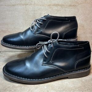Kenneth Cole Dark Leather Chukka Boots